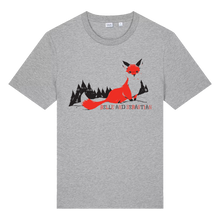 Load image into Gallery viewer, Fox In The Snow Tee - Heather Grey
